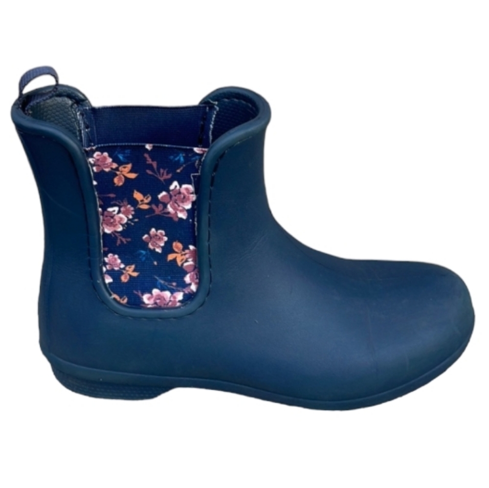 CROCS Navy Blue Chelsea rainboots
